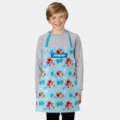 Sesamstraat | Elmo & Tango Pattern Schort (Gedragen)