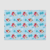 Sesamstraat | Elmo & Tango Pattern Tissuepapier (Voorkant)