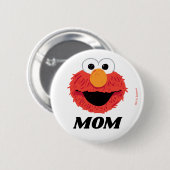 Sesamstraat | Elmo Verjaardag Chalkboard Moeder Ronde Button 5,7 Cm (Voorkant /achterkant)