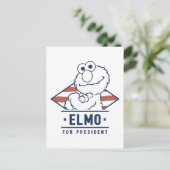Sesamstraat | Elmo voor President Briefkaart (Staand voorkant)