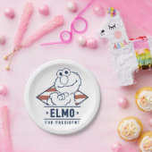 Sesamstraat | Elmo voor President Papieren Bordje (Feest)