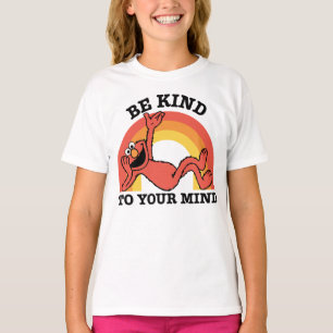 Sesamstraat Elmo Wees vriendelijk voor je geest T-shirt