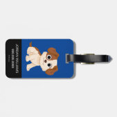 Sesamstraat | Elmo's Puppy Tango Bagagelabel (Achterkant horizontaal)