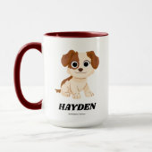 Sesamstraat | Elmo's Puppy Tango | Jouw namen toev Mok (Links)
