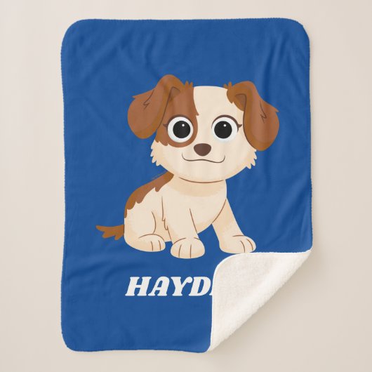 Sesamstraat | Elmo's Puppy Tango | Jouw namen toev Sherpa Deken (Voorkant)