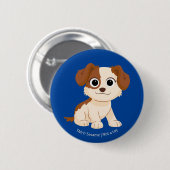 Sesamstraat | Elmo's Puppy Tango Ronde Button 5,7 Cm (Voorkant /achterkant)