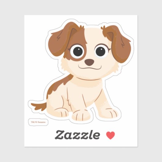 Sesamstraat | Elmo's Puppy Tango Sticker (Vel)