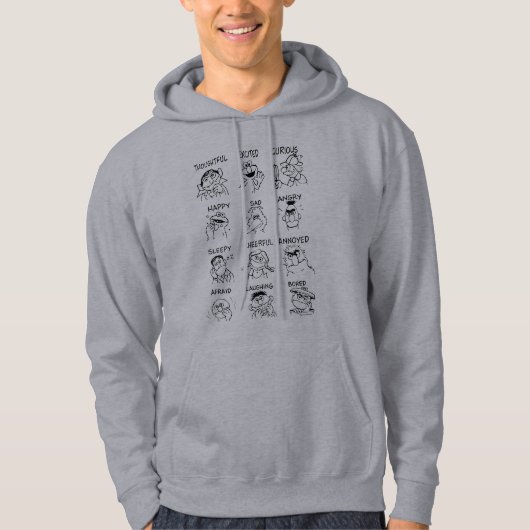 Sesamstraat | Emoties en gevoelens Hoodie (Voorkant)
