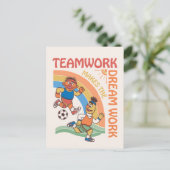 Sesamstraat | Ernie & Bert Teamwork Briefkaart (Staand voorkant)