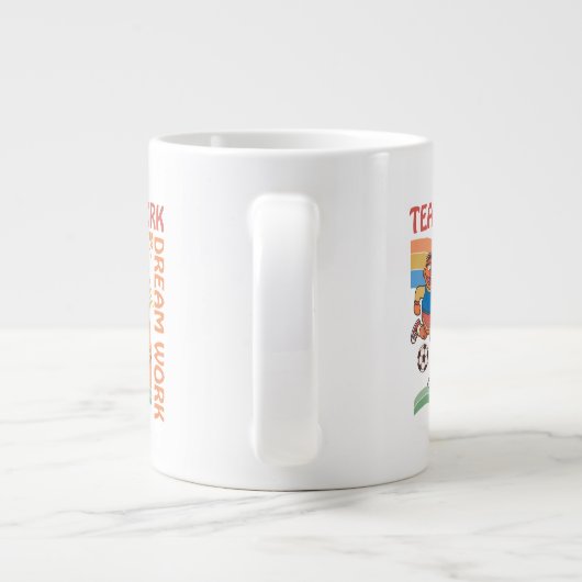 Sesamstraat | Ernie & Bert Teamwork Extra Grote Beker (Achterkant)