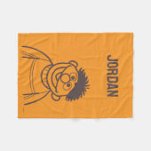 Sesamstraat | Ernie Bright Add Jouw naam Fleece Deken (Voorkant (Horizontaal))