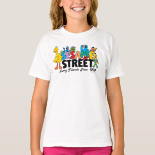 Sesamstraat   Furry Friends sinds 1969 T-shirt