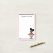 Sesamstraat | Gabrielle Add Jouw naam Post-it® Notes (Op bureau)