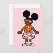 Sesamstraat | Gabrielle Portrait Briefkaart (Voorkant / Achterkant)