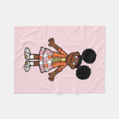 Sesamstraat | Gabrielle Portrait Fleece Deken (Voorkant (Horizontaal))