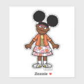 Sesamstraat | Gabrielle Portrait Sticker (Vel)