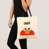 Sesamstraat | Gepersonaliseerd Elmo Big Face Tote Bag (Voorkant (product))