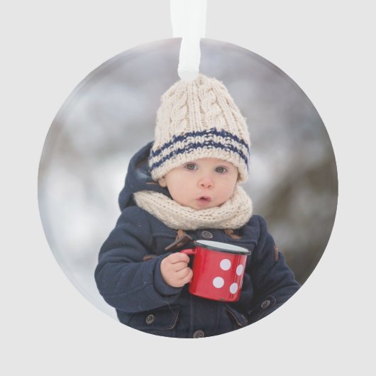 Sesamstraat | Gepersonaliseerde Elmo Ornament (achterkant)