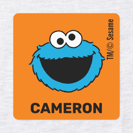 Sesamstraat Gepersonaliseerde Kinderen Labels (Design 2)