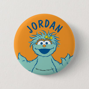 Sesamstraat Gepersonaliseerde Rosita Ronde Button 5,7 Cm