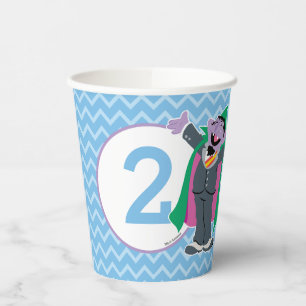 Sesamstraat graaf von Count Birthday Papieren Bekers