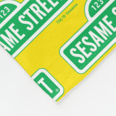 Sesamstraat | Groene Logo Fleece Deken (Hoek)
