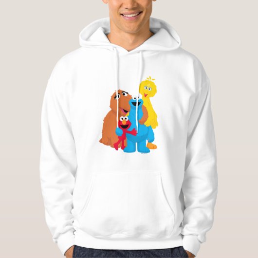 Sesamstraat | Groepsknuffel Hoodie (Voorkant)