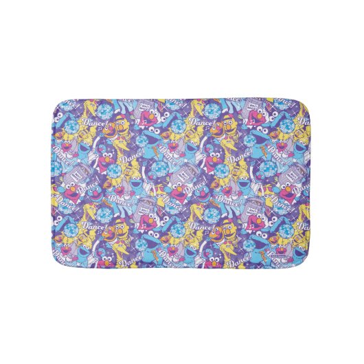 Sesamstraat | Groovy Dance Pattern Badmat (Voorkant)