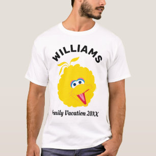 Sesamstraat   Grote Vogel Familie Vakantie T-shirt