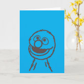 Sesamstraat | Grover Bright Kaart (Gele Bloem)