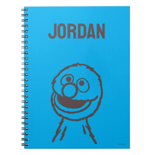 Sesamstraat | Grover Bright Notitieboek (Voorkant)