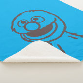 Sesamstraat | Grover Bright Sherpa Deken (3/4)