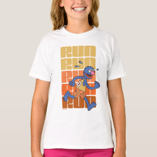 Sesamstraat Grover Runs T-shirt