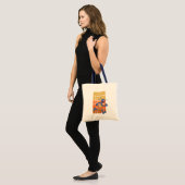 Sesamstraat | Grover Runs Tote Bag (Voorkant (model))