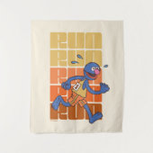 Sesamstraat | Grover Runs Wandkleed (Voorkant)