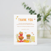 Sesamstraat | Herfst Elmo Pumpkin Verjaardag Bedankkaart (Staand voorkant)