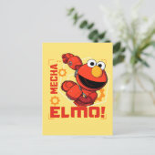 Sesamstraat | Het ontwerp van Mecha Builders Elmo Briefkaart (Staand voorkant)
