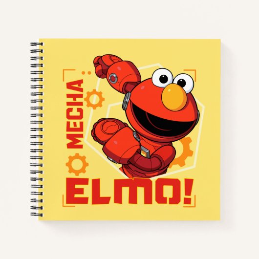 Sesamstraat | Het ontwerp van Mecha Builders Elmo Notitieboek (Voorkant)