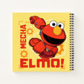 Sesamstraat | Het ontwerp van Mecha Builders Elmo Notitieboek (Achterkant)