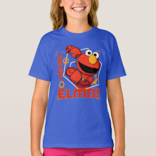 Sesamstraat   Het ontwerp van Mecha Builders Elmo T-shirt