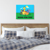 Sesamstraat | Hier voor jou Canvas Afdruk (Insitu (Slaapkamer))