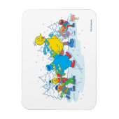 Sesamstraat | IJsschaatsen Magneet (Verticaal)