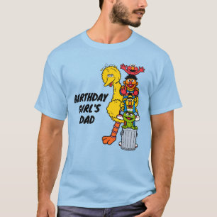 Sesamstraat Ik ben de vader van het meisje van B T-shirt