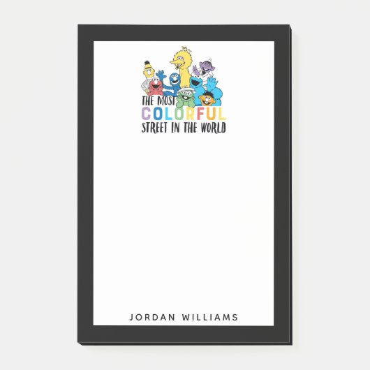 Sesamstraat | Jouw namen toevoegen Post-it® Notes (Voorkant)
