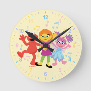 Sesamstraat   Julia, Elmo en Abby Dancing Ronde Klok