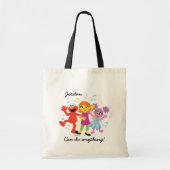 Sesamstraat | Julia, Elmo en Abby Dancing Tote Bag (Voorkant)