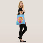 Sesamstraat | Julia Pink Heart Tote Bag (Op model)