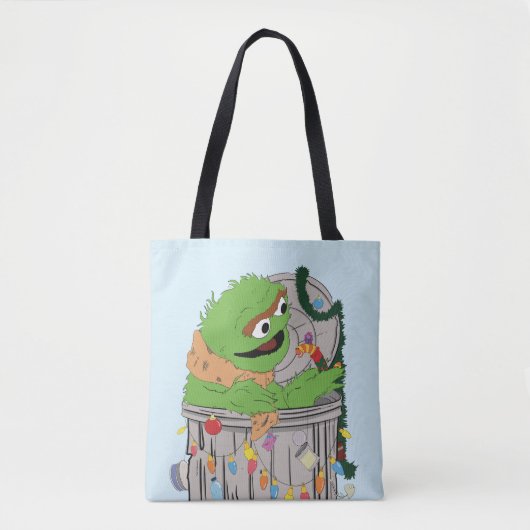 Sesamstraat | Kerst Oscar de Grouch Draagtas (Voorkant)