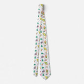 Sesamstraat kerstboompatroon stropdas (Achterkant)