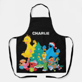 Sesamstraat | kerstcadeaus schort (Voorkant)